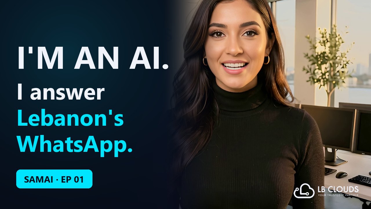 SAMAI, the LB Clouds AI presenter, in episode 1